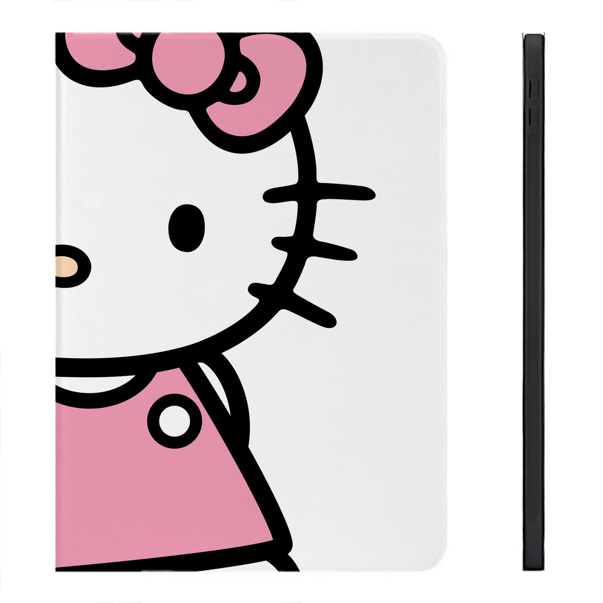 （画像用） Hello Kitty ハローキティ IPadケース ペンホルダー付き ブックスタイルデザイン